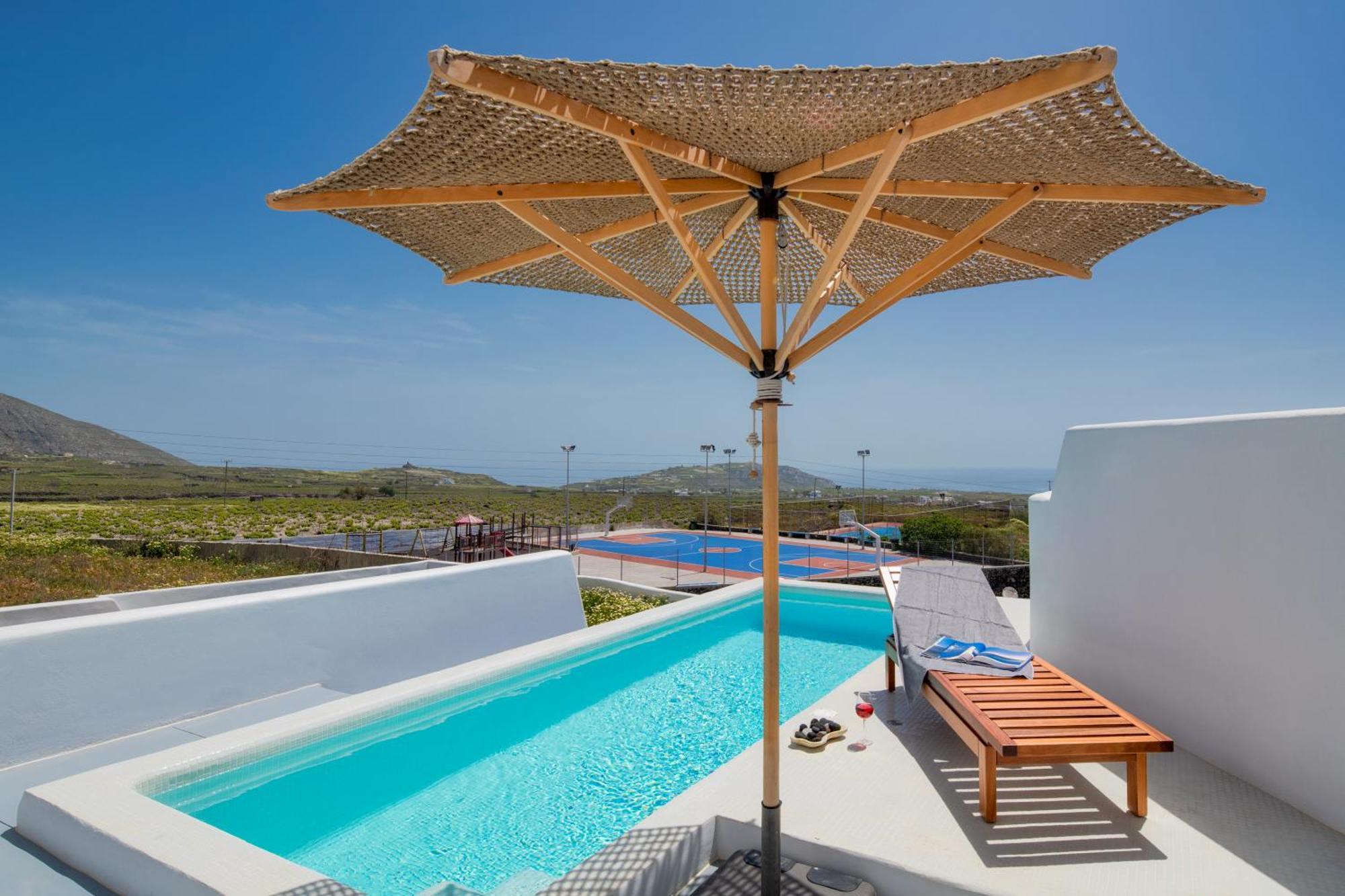 Milestone Villas Megalochori  Exterior foto